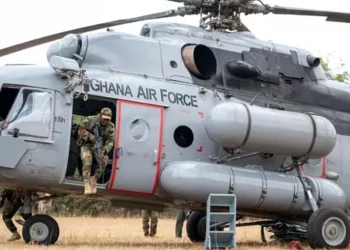 Ghana Military Helicopter