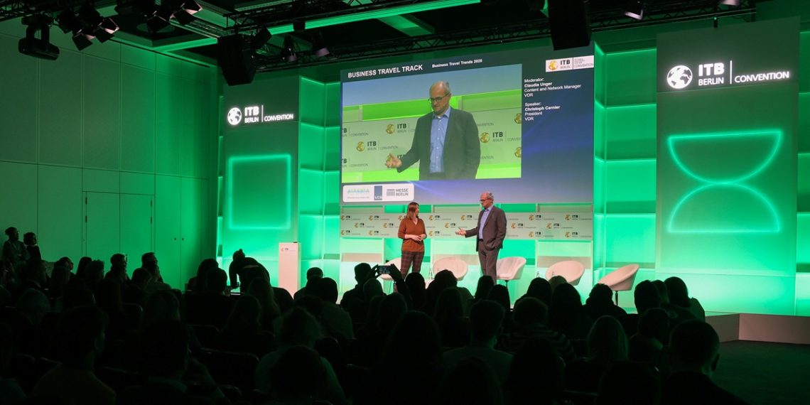 From 3 to 5 March 2026, 400 international experts will gather at the ITB Berlin Convention to discuss how tourism can be shaped and renewed in the 21st century under the theme ‘Leading Tourism into Balance’. © ITB Berlin